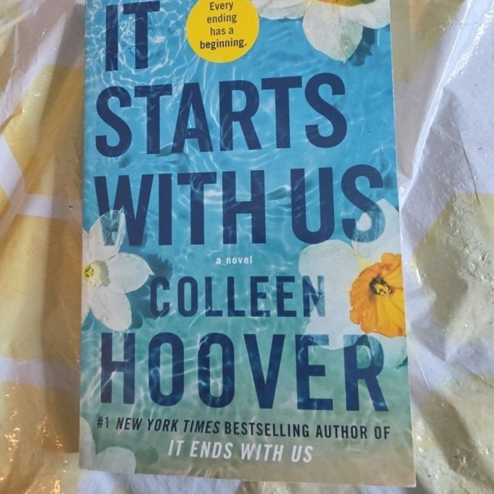 It Starts with Us Colleen Hoover Paperback Novel Contemporary Romance Book